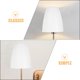 thumbnail image 2 of BRIGHTFUFU Sombra de la lámpara de mesa cubierta de lámpara de plástico cubierta de luz decorativa lámpara de lámpara, 2 of 7