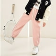 thumbnail image 4 of YuYuBao Toddler Girls Pants Athletic Active Girls Boys Jogger Pants Sweatpants Thick Winter Warm Long Bottoms Trousers, 4 of 4