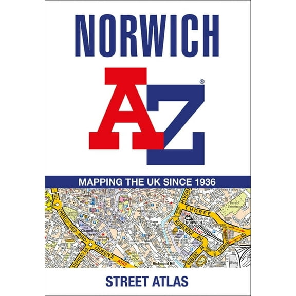 Norwich A-Z Street Atlas, (Paperback)