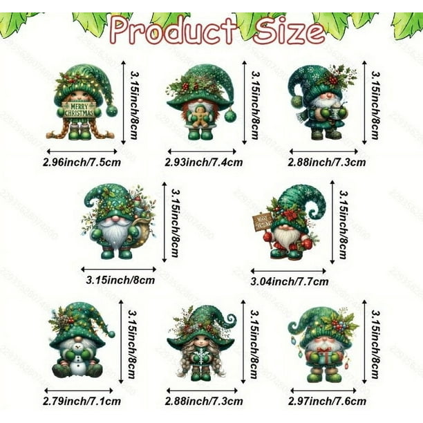 Christmas Tree Pendant Acrylic Flat Set Car Decoration Pendant