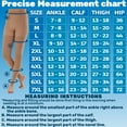 thumbnail image 6 of 4XL Plus Size Compression Footless Pantyhose for Women 20-30mmHg - Beige, 4X-Large, 6 of 9