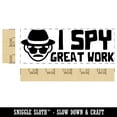 thumbnail image 2 of I Spy Great Work Detective Teacher Student School Self-Inking Rubber Stamp Ink Stamper - Brown Ink - Large 2-3/4 Inch, 2 of 7