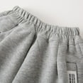 thumbnail image 4 of Hotiary Baby Boys Girls Fleece Sweatpants Toddler Fall Winter Warm Soft Athletic Jogger Pants with Pockets Kids Casual Solid Color Trouser Gray for 2-10Y, 4 of 8