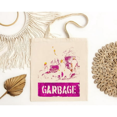 vintage GARBAGE Grunge Tote Bag-TH20167