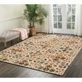 thumbnail image 4 of Nourison Vivid Modern Ivory 5'6" x 9'6" Area Rug  (6x10), 4 of 7