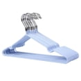 thumbnail image 4 of Perchas de , Paquete de 10 Perchas para Ropa Seca Y Húmeda de Alta Resistencia con Almohadillas Antideslizantes, Organizador para Ahorrar Espacio, perfecl  Estante de almacenamiento de suspensión de hierro, 4 of 8