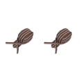 thumbnail image 3 of Qarigey Mujer Hombre Chefs Sombreros con correa ajustable Headwrap Comida Cocina Trabajo Catering Cap para Cocina Panadería Café Raya blanca Type2 NO2, 3 of 6