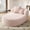 Pink#1, variant on Full Size Rustic Sofas, Modern Chaise Lounge Sofa Boneless Couch 51.6" Sofa Bed Compression Sofa Couch with Two Supportive Pillows for Living Room, Gray, Gray Modern Sofas,Corduroy Leather Sofas