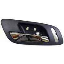 PT Auto Warehouse GM-2545MA-FL - Inside Inner Interior Door Handle, Black (Ebony) Housing with Chrome Lever - Driver Side Front Fits select: 2007-2014 CADILLAC ESCALADE