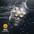 thumbnail image 2 of Prozing Electric Head Shaver for Bald Men, IPX7 Waterproof Electric Shaver 7D Rotary Razor with Travel Case, Type-C Fast Charge, Silver, 2 of 9