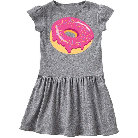 

Inktastic Pink Donut with Sprinkles Gift Toddler Girl Dress