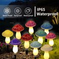 thumbnail image 7 of YTKUS 10 Pack Solar Garden Lights Outdoor Mushrooms Light Waterproof 8 Modes for Yard Gnomes Backyard Christmas Pathway Decoration, 7 of 7