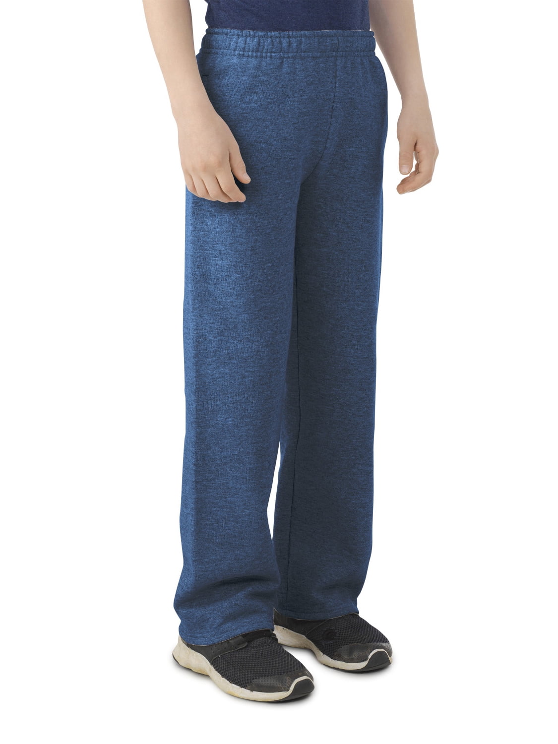 Fruit of the Loom - Fruit of the Loom Boys 4-18 Fleece Open Bottom Sweatpant - Walmart.com