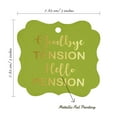 thumbnail image 7 of Inkdotpot Hang Tags Good Bye Tension Hello Pension Retirement Favor Bracket Shape Gift Tags Real Gold Foil Bonbonniere Tag Pack Of 50, 7 of 7