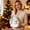 Blanc 3, variante sur Uklsqma Boîte en Fer Étain de Noël Alien / Contenant de Rangement pour Bonbons Père Noël / Boîte Cadeau en Métal Durable pour Biscuits / Hermétique et Scellée Garde les Friandises Fraîches / Organisateur de Bijoux et Papeterie Multi-Usage