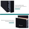 thumbnail image 6 of 3 Drawer Letter File Cabinet in Black, 6 of 6