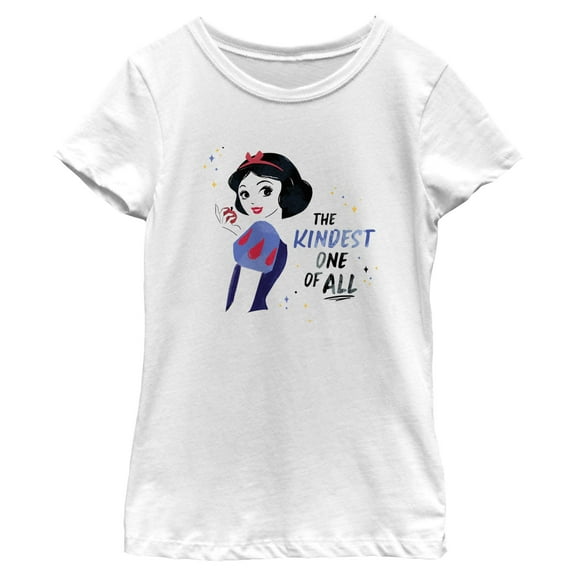 Girls Snow White and the Seven Dwarfs The Kindest One of All Watercolor T Shirt