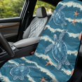 thumbnail image 4 of XYZCANDO Turtle and Starfish Pattern Breathable Car Seat Towel Cover for Running Workout Beach, Easy Install Sweatproof Car Seat Cover Protector, 4 of 11