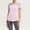Purple T-Shirts for Women, variant on Fashion $15 & under Olyvenn Mesh TShirts for Women Back Cut out Workout Tops Short Sleeve Crewneck Casual Athletic Tees Summer Trendy T-Shirt White 6