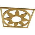 thumbnail image 2 of 18"OD x 6 1/4"ID x 1/2"P Blume Architectural Grade PVC Pierced Ceiling Medallion, Gold, 2 of 10