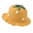 thumbnail image 6 of Children Winter Hats Baby Girls Knitted Hat Crochet Knitted Winter Hat Breathable Warm Hat Kids Knitted Beanie for Baby Boys,1-4 Years,A57-Yellow, 6 of 7