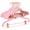 Pink, variant on ACSTEP 24 Pack Velvet Pants Hangers with Adjustable Clips, Non-Slip Slim Skirt Hangers for Pants, Jeans, Dresses & Closet Organization, Black