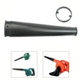 thumbnail image 2 of Rubber Blower Black Short Suction Nozzle Dub182 Dub183 Blower Vacuum 123245-4 B, 2 of 8