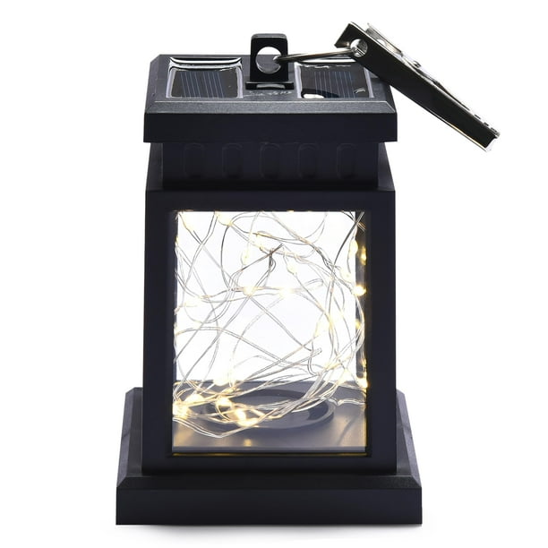 SteadyDoggie Lámpara Solar Colgante para Porche - Apliques de Pared para Exteriores - Iluminación Led Decorativa - Solución Confiable y Sustentable - Ecológica y Ahorradora de Energía