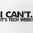 thumbnail image 2 of CafePress - I Can't. It's Tech Week. - Adjustable Unisex Printed Trucker Hat with Mesh Back, 2 of 10