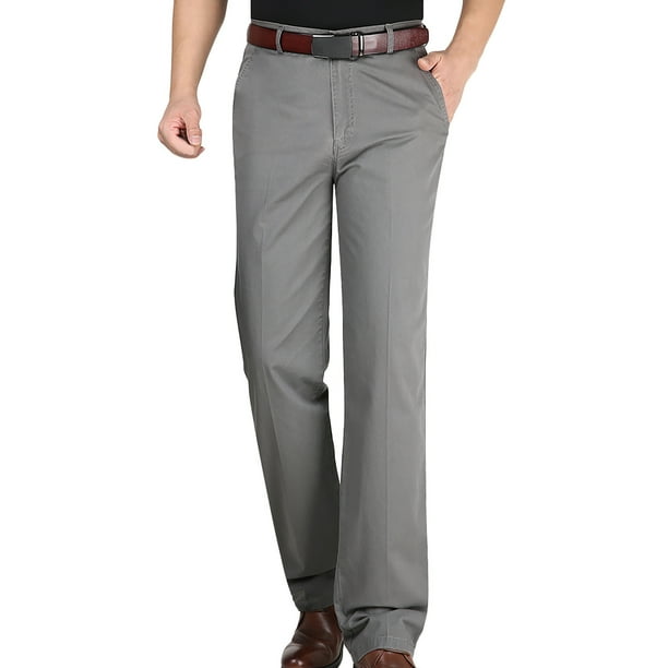 Pantalones largos de moda para hombre, casuales, de color puro, para exteriores, con cremallera y bolsillo, pantalones deportivos de algodón para hombre.