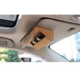 thumbnail image 4 of Sunglasses Case Suede Leather Universal Car Visor Eyeglasses Protective Holder, 4 of 7