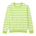 thumbnail image 4 of Bmisegm Garçons Chemises à Manches Longues Carnaval Rayé Col Rond Chandail en Molleton Enfants Chandail Haut pour Enfants Garçons T-Shirts Vert 5-6 Ans, 4 of 6