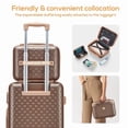 thumbnail image 4 of Joyway 3 Piece Luggage Set with Spinner Wheels Carry-On Suitcase Makeup Case and Crossbody Bag, 4 of 7