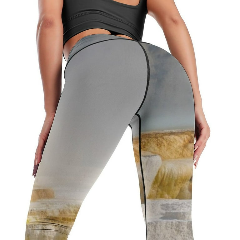 Womens Leggings Copper Fit Legging Copper Wolf On Black Leggings