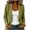 Army Green, variant on Women Button Down Long Sleeve Blazer Jacket Casual Business Work Loose Fit Suit Jacket Office Career Blazer, Gold XXL