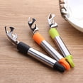 thumbnail image 4 of Juego de 3 pinzas de acero inoxidable para platos calientes, cuencos, ollas, utensilios de cocina (color aleatorio), 4 of 7