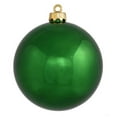 thumbnail image 6 of Vickerman 6" Gold Shiny Ball Ornament, 4 per Bag, 6 of 7