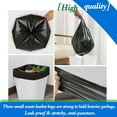 thumbnail image 4 of RYTHGF-1 Gallon 140 pcs (0.8-1 Gal)Small Black Trash Bags, Strong 0.8 Gallon 1 Gallon 1.2 Gallon Garbage Bags, Bathroom Trash Can Bin Liners,Mini Bags Waste Basket Liner,Fit 3,4.5 Liter, 0.8-1 Gal(1B, 4 of 4