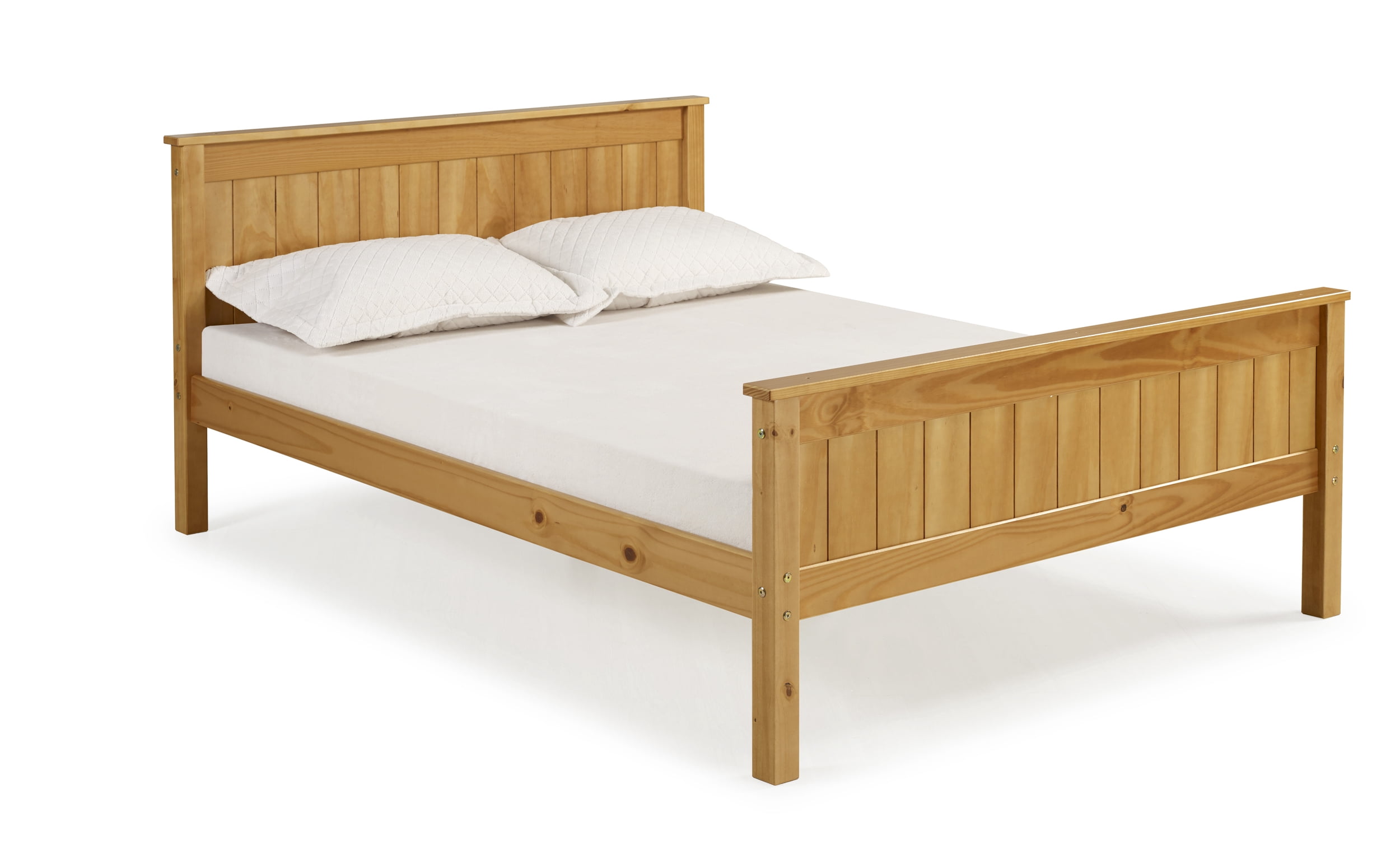 Alaterre Furniture Harmony Full Bed, Sturdy Pine Construction, Includes Headboard, Footboard, Side Rails, Ideal for Kids Bedroom, Cinnamon