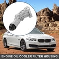 thumbnail image 3 of Unique Bargains Engine Oil Filter Housing Assembly No.11428596283 with Gaskets Oil Cooler for BMW 330i 530e 430i, 3 of 6