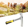 thumbnail image 4 of Geological Hammer Prospecting Hammer Pointed Flat Head Hammer Sharp-billed Duckbill Geological Prospecting Hammer Belt Arc Hammer 600g Flat Head (1pc), 4 of 5