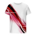 thumbnail image 4 of WXLWZYWL Designer Graphic T Shirts for Men Plus Size Short Sleeve Roubd Neck Digital Printing Pullover Top Summer Sport Fitness Tee Shirt Blouse, 4 of 4