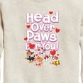 thumbnail image 3 of Paw Patrol - Head Over Paws For You - Toddler And Youth Crewneck Fleece Sweatshirt, 3 of 6