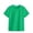 Green, variant on WUANDIXFA Girls Basic Plain T Shirts 1-12 Years Kids Cotton Summer Tops Crewneck Short Sleeve Tees,Yellow,1-2 Years