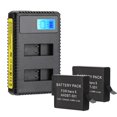 thumbnail image 4 of XYCCA 2PCS for Gopro AHDBT-501 Camera Li-ion Batteries LCD Dual Slot Display Charger USB Cable-082002, 4 of 5