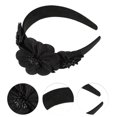 thumbnail image 2 of Unique Bargains 1 Pc Fashion Elegant Knotted Headband for Women for Girls 5.91"x1.57" Black, 2 of 4