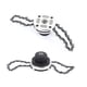 thumbnail image 3 of EeaseMX Cabezal de corte 12031B con cadena en espiral para desbrozadora de césped de jardín, mejorado con cadena para cortacésped (negro), 3 of 7