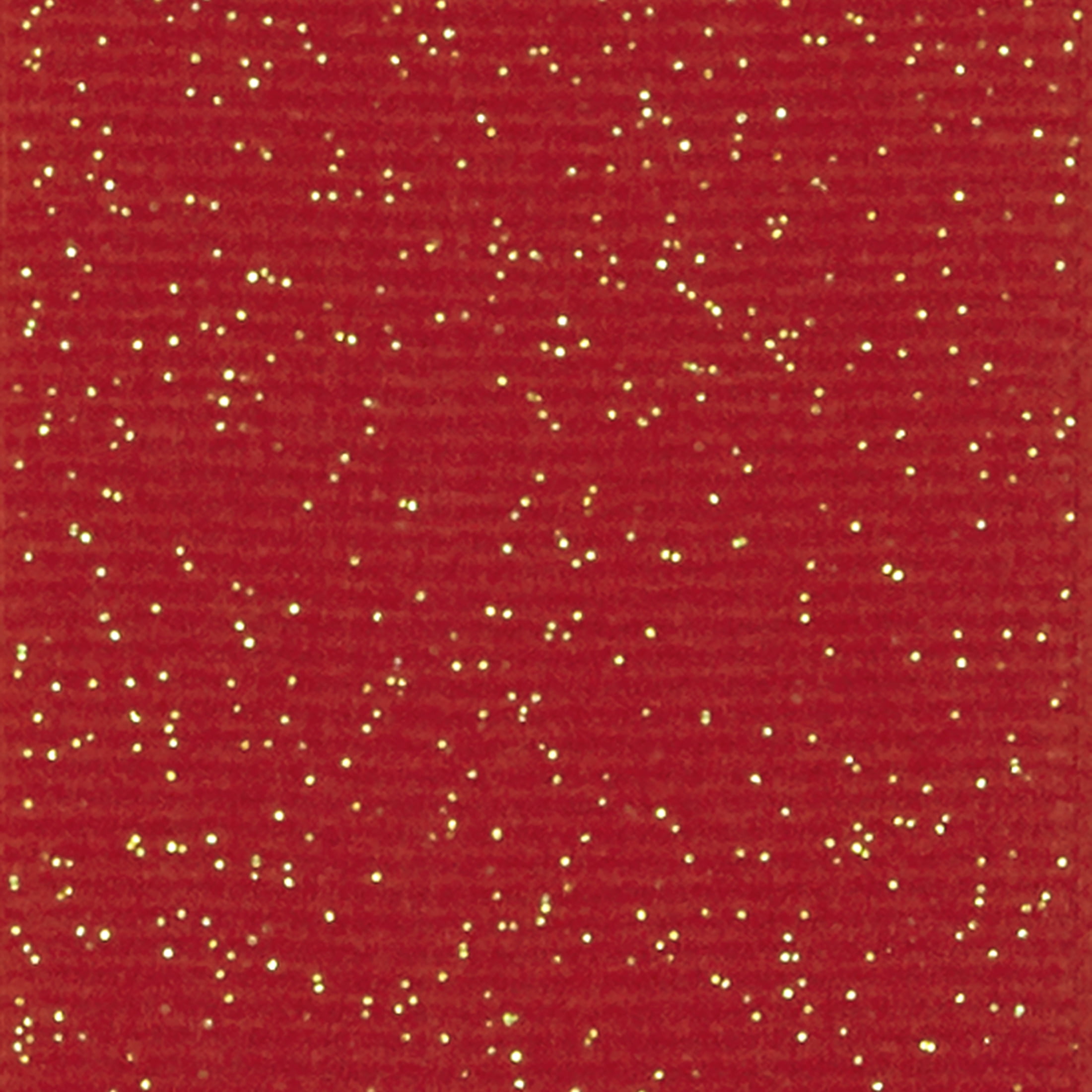 (3 pack) Offray Ribbon, Red 1 1/2 inch Grosgrain Glitter Polyester Ribbon for Sewing, Crafts, and Gifting, 9 feet, 1 Each