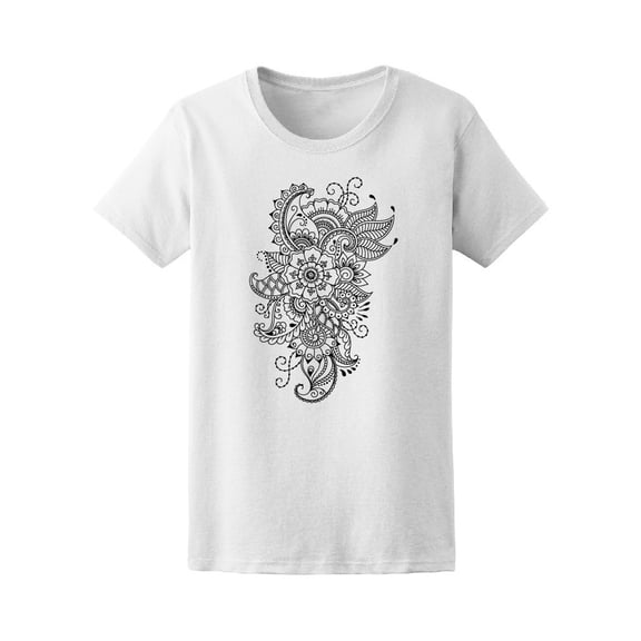 Brautiful Floral Bouquet Mandala Tee Women's -Image by Shutterstock