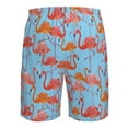 thumbnail image 6 of Naloa Flamingo Men's Beach Shorts, Surfing shorts, Swim trunks, Quick Dry Swim Trunks for Surfing Beach Fun - Small, 6 of 9